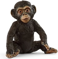Фигурка на бебе шимпанзе - Schleich - От серията Wild Life — 14884