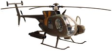 Военен хеликоптер - AH - 6 Night Fox - Сглобяем авиомодел — Italeri 017
