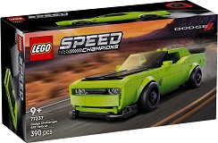 LEGO Speed Champions - Спортна кола Dodge Challenger SRT Hellcat - Детски конструктор — 77237
