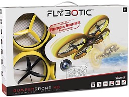 Брониран дрон с дистанционно и HD камера Silverlit - Със светлина, от серията Flybotic — 84813