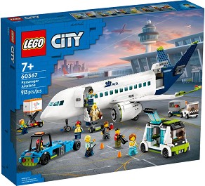 LEGO City - Пътнически самолет - Детски конструктор — 60367