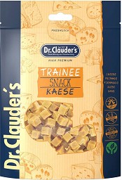Вегетариански лакомства за кучета и котки Dr.Clauder's - 80 г, със сирене, от серията Trainee Snack