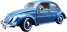 Метална количка Volkswagen Kafer-Beetle - Bburago - С мащаб 1:18, от серията Plus — 18/12029