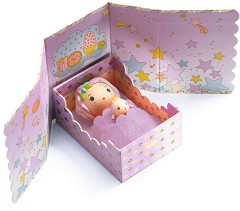Фигурки Вайълет и Стар - Djeco - С легло от серията Tinyly — DJ06965