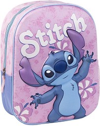 Раница за детска градина Cerda - С 3D панел на тема Stitch — 2100005351