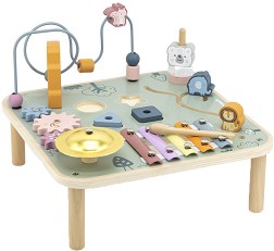Дървена активна маса - Viga Toys - От серията PolarB — 44083