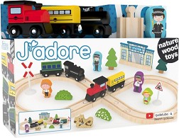 Дървен полицейски ЖП комплект - J'adore — 841179
