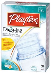 Стерилни пликчета за еднократна употреба Playtex Drop-Ins - 50 броя - продукт
