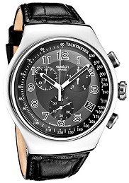  Swatch - Your Turn Black YOS440 -   "Irony: The Chrono" - 