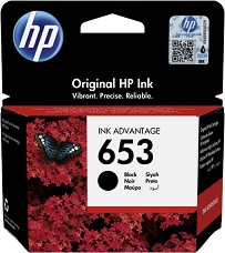 Касета с мастило за принтер HP 653 Black - 360 страници