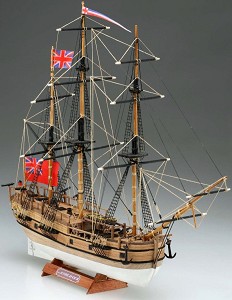 Барк - Endeavour - Сглобяем модел на кораб от дърво — Mamoli MM18-A
