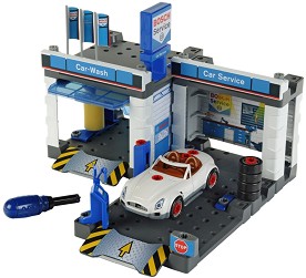 Детска автомивка и сервиз 2 в 1 Klein - От серията Bosch Service — 8647