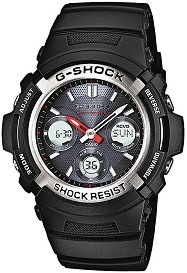  Casio - G-Shock Wave Ceptor Solar AWG-M100-1AER -   "G-Shock: Wave Ceptor Solar" - 