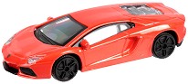 Метална количка Lamborghini Aventador LP700-4 - Bburago - С мащаб 1:43 - червен — 18-30000