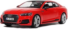 Метална количка Audi RS 5 Coupe - Bburago - С отварящи се врати — 18-21090