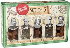 Велики изобретатели - Пет логически 3D пъзела от серията "Great Minds" — Professor Puzzle 1124