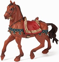 Фигурка на коня на Цезар - От серията Исторически личности — Papo 39805