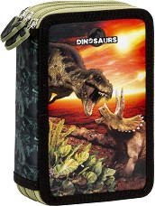 Несесер с ученически пособия Derform - С 3 отделения от серията Dinosaur — 95704