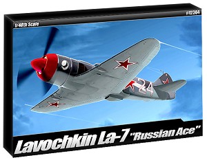 Военен самолет - Lavochkin La-7 Russian Ace - Сглобяем авиомодел — Academy 12304