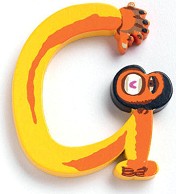Буква - G - Дървена играчка — Djeco DD04846