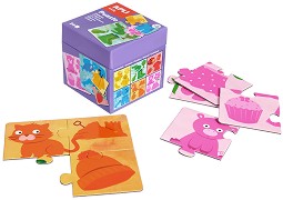 Цветове - Комплект 6 пъзела в кутия — Apli Kids 13863