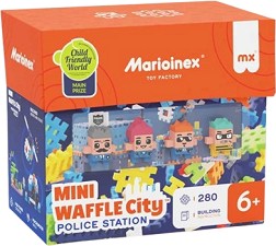 Вафлен конструктор Полицейско управление - Mario Inex - От серията Mini Waffle City — 905 852