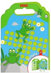 Солитер - Детска логическа игра със силиконови стикери — Sense 54071