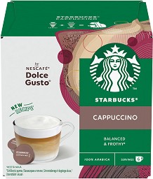   STARBUCKS Cappuccino -  6  18  ,   by NESCAFE Dolce Gusto - 