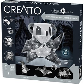 Светещ конструктор Thames and Kosmos - Панда - С LED светлини от серията Creatto — 3494