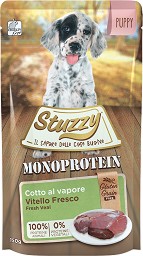Пауч за кучета Stuzzy Monoprotein Puppy - 150 г, с телешко, от 1 до 12 месеца