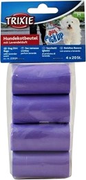 Хигиенни торбички Trixie Dog Poop Bags - 4 ролки x 20 броя, с аромат на лавандула