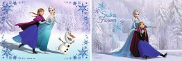 Елза и Анна - 2 пъзела от 24 части на тема Замръзналото кралство — Ravensburger 09115