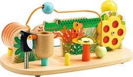 Дървена играчка с активности Звуци - Djeco — DJ06295