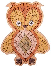 Каменна мозайка Бухал - Neptune Mosaic - С размери 21.5 х 16.5 cm