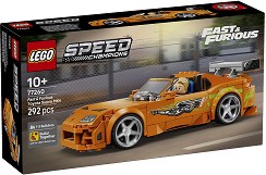 LEGO Speed Champions - Бързи и яростни Toyota Supra MK4 - Детски конструктор — 77260