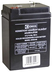 Акумулаторна батерия Emos 4V / 4 Ah - батерия