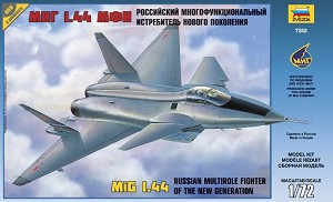 Руски многофункционален изтребител от ново поколение - МиГ 1.44 - Сглобяем авиомодел — Zvezda 7252