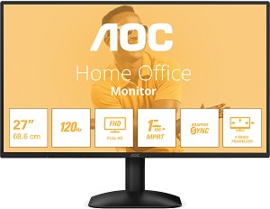  AOC 27B31H - 27", IPS, 120 Hz, 16:9, 1920 x 1080, 1 ms, 2 x HDMI, DisplayPort, VGA - 