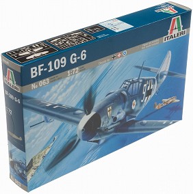 Военен самолет - Messerschmitt BF-109 G-6 - Сглобяем авиомодел — Italeri 063