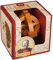 Глобусът на Галилео - 3D дървен пъзел от серията "Great Minds" — Professor Puzzle 1096
