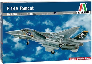 Военен самолет - F-14A Tomcat - Сглобяем авиомодел — Italeri 2667