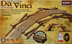 Мостът на Леонардо да Винчи - Сглобяем модел от серията "Da Vinci Machines" — Academy 18153