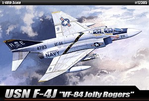 Военен самолет - USN F-4J VF-84 Jolly Rogers - Сглобяем авиомодел — Academy 12305