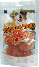 Лакомства за кучета Magnum Meat Snack Rings Soft - 80 г, с пилешко