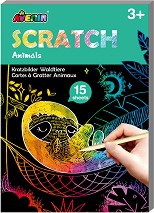 Скреч картини Животни - Avenir - Творчески комплект — CH211657