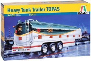 Тежко ремарке цистерна TOPAS - Сглобяем модел — Italeri 3731