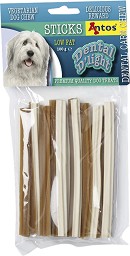 Дентални пръчици за кучета Antos Dental Sticks - 100 г, за дребни, малки и средни породи, от серията D'light