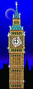 Направи сама картина с пайети Sequin Art - Биг Бен - Творчески комплект — 1406