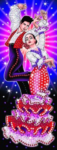 Направи сама картина с пайети Sequin Art - Танцьори на танго - Творчески комплект — 1407