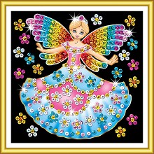 Направи сама картина с пайети Sequin Art - Фея - Творчески комплект — 1336